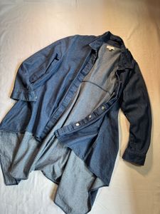 Stylish Asymmetrical Denim Tunic dress