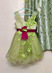 Enchanting Green Party Dress