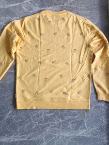 Men's Yellow Graphic Sweatshirt