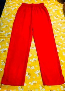 Red Palazzo Pants