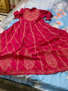 Beautiful Pink Embroidered Kurta