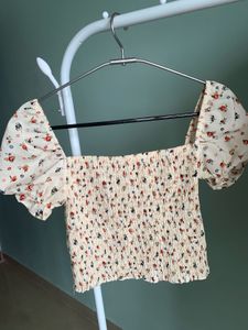 Floral Smocked Top