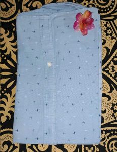 🎀Flying Machine Men's Blue Printed Shirt🎀