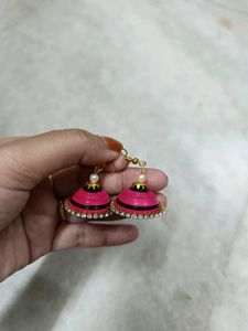 Quilled Handmade Jhumka Earrings Pack Of 5