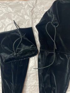 Knee Rise Boots Velvet