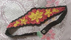 Beaded Floral Kamarbandh/ Belt