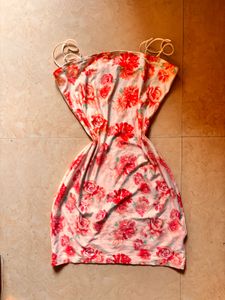 cute floral mini dress