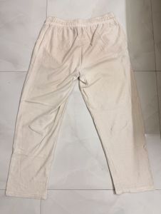 Max white Textured Lounge Pants