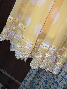 Chic Yellow Polka Dot Dress