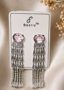Dangling Crystal Drop Earrings