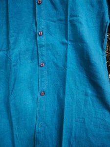 Men Blue Textured Shirt
