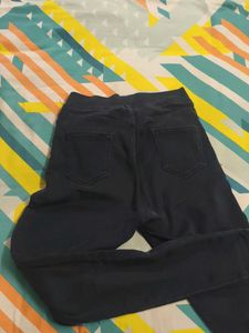 Comfortable Charcoal Black Jeggings Pants