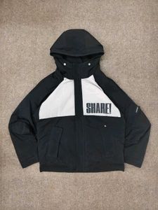 Stylish Black & White "SHARE!" Jacket