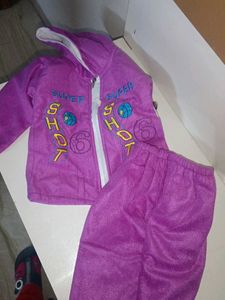 Cute Purple Kids Clothing Set