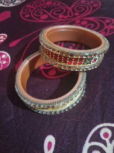 Ethnic Beaded Bangles Set