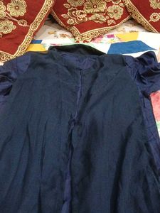 Embroidered Navy Blue kurta
