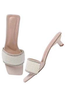 Elegant White Embellished Heels
