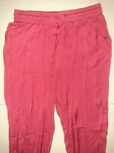 ❤ Authentic ZARA Red Drawstring Trousers