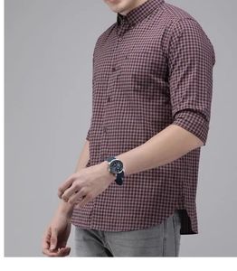 Men's Gingham Checkered Shirt