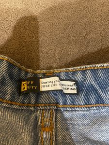 Wide Leg Light Wash Denim Jeans