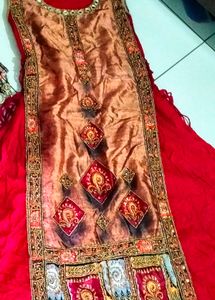 Beautiful Red colour Long Dress