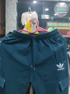 Blue Adidas Track Pants