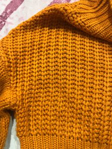 🔻MJR PRICE DROP - Orange Knit Turtleneck Sweater