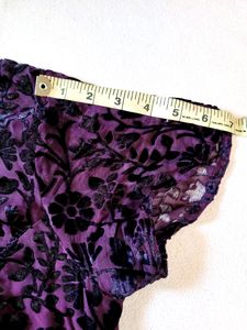 🎉 Price Drop Purple Colur Net Blouse