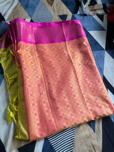 Beautiful Pink &amp; Gold Saree