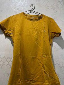 Mustard Yellow Calvin Klein T-Shirt