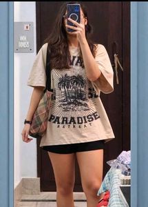 Graphic Print T-Shirt - Hawaii Paradise