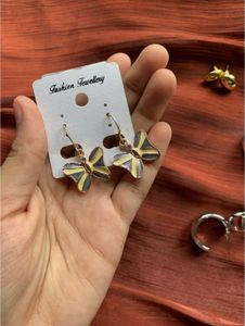 Chunky Gold Textured Button Earrings