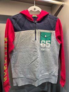 Benetton Colorblock Hoodie