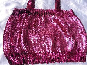 Brand New (Veramont) Pink Sequin Blouse/ Crop Top