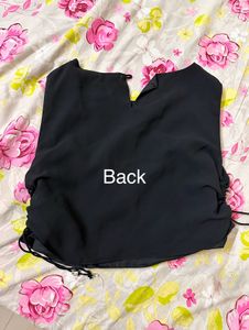 Embellished Black Ethnic Top