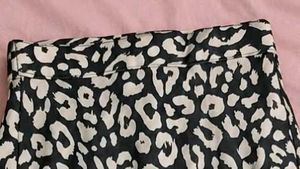 Leopard Print Midi Skirt