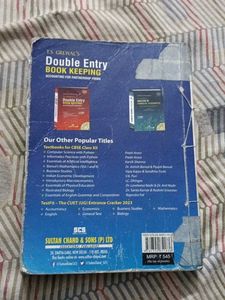 T.S. Grewal's Double Entry Book Keeping Vol I