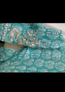 Beautiful Teal Ethnic kurta