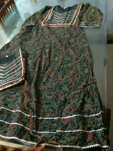 Long Gota Patti Flair Kurti