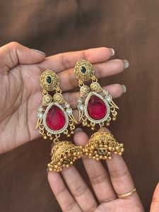 Designer Jhumka Earrings