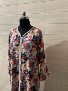 Boho Vibrant Floral Print Maxi Dress