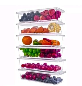 Fridge Storage Boxes Set Of Six (6)