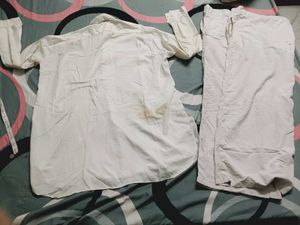 White Kurta Set