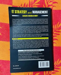 IT Strategy and Management Book