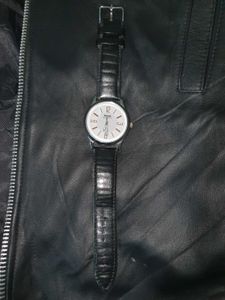 Classic HMT Quartz Minimalist White Dial Watch
