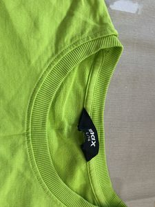 Neon Green Graphic Sweatshirt
