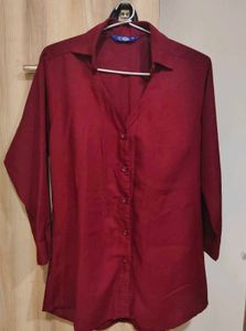 Burgundy Shirt