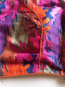 Vibrant Abstract Print Blouse