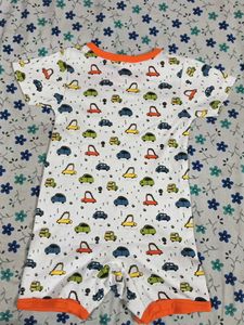 Brand new Cute Car Print Baby Romper