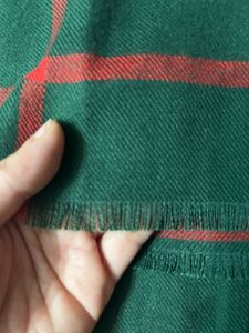 Christmas Green &amp; Red Plaid Warm Stole